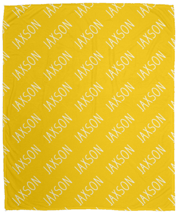 Personalized SnugglePlush™ Fleece Name Blanket - Handwritten Font