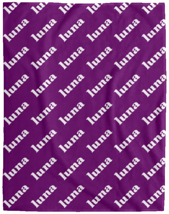 Personalized SnugglePlush™ Fleece Name Blanket - Serif Font