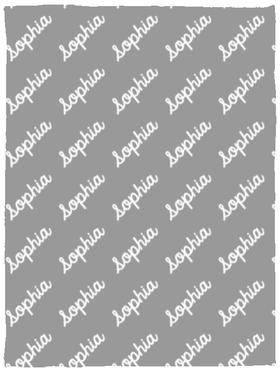 Personalized SnugglePlush™ Fleece Name Blanket - Classic Script