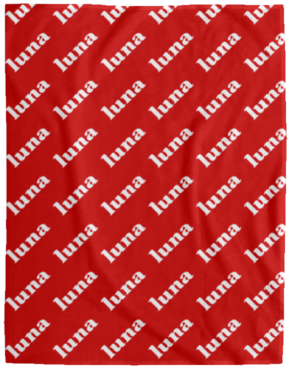 Personalized SnugglePlush™ Fleece Name Blanket - Serif Font