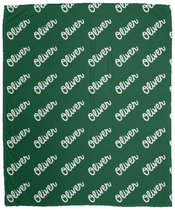 Personalized SnugglePlush™ Fleece Name Blanket - Classic Script