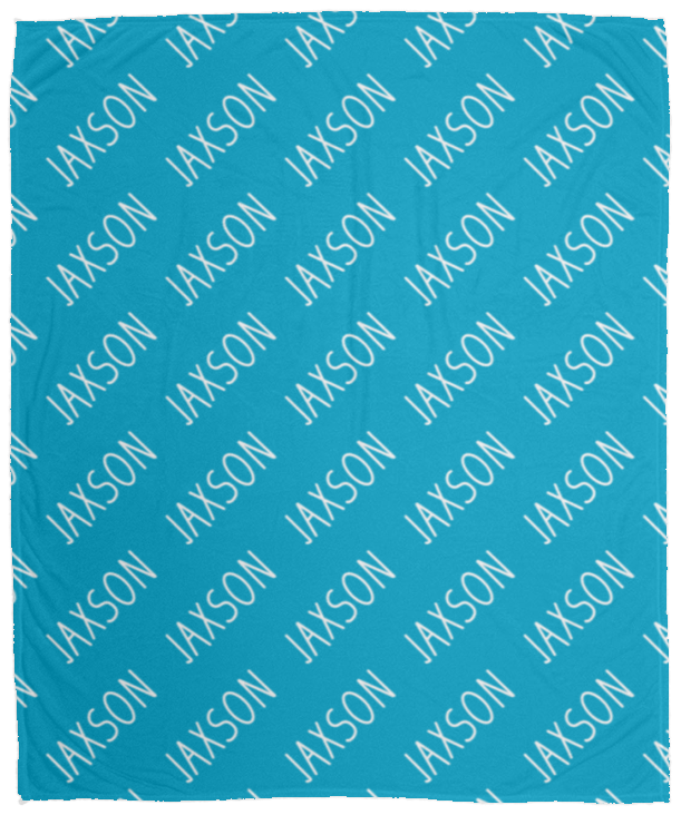 Personalized SnugglePlush™ Fleece Name Blanket - Handwritten Font