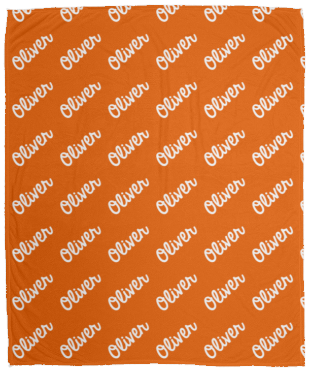 Personalized SnugglePlush™ Fleece Name Blanket - Classic Script