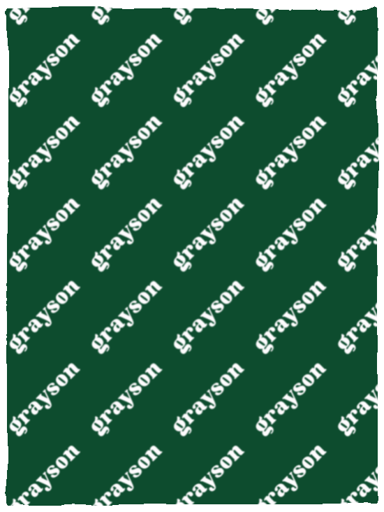 Personalized SnugglePlush™ Fleece Name Blanket - Serif Font