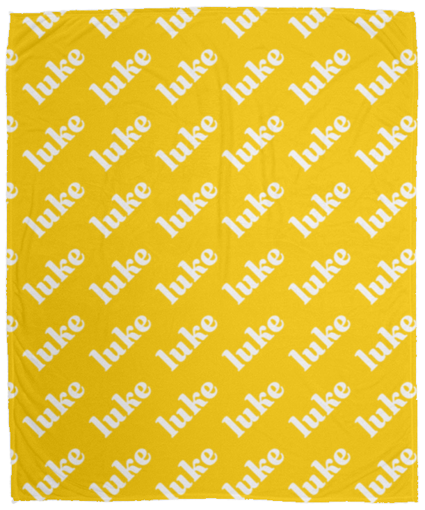 Personalized SnugglePlush™ Fleece Name Blanket - Serif Font