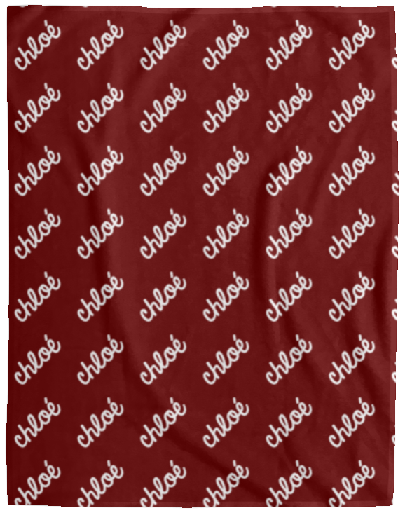 Personalized SnugglePlush™ Fleece Name Blanket - Classic Script