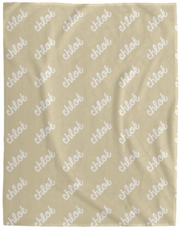 Personalized SnugglePlush™ Fleece Name Blanket - Classic Script