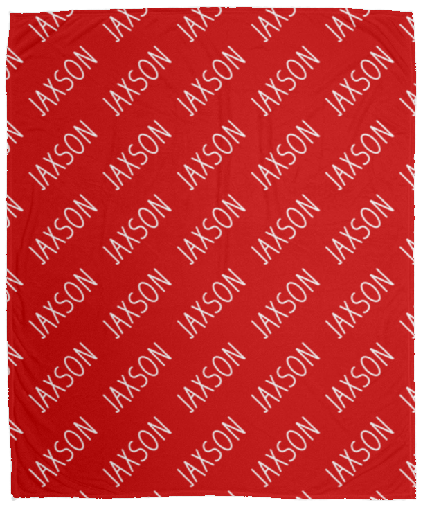Personalized SnugglePlush™ Fleece Name Blanket - Handwritten Font