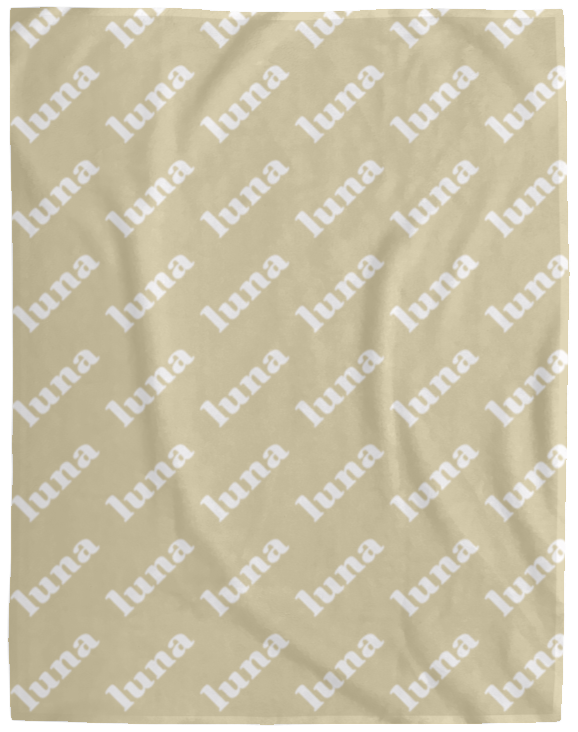 Personalized SnugglePlush™ Fleece Name Blanket - Serif Font