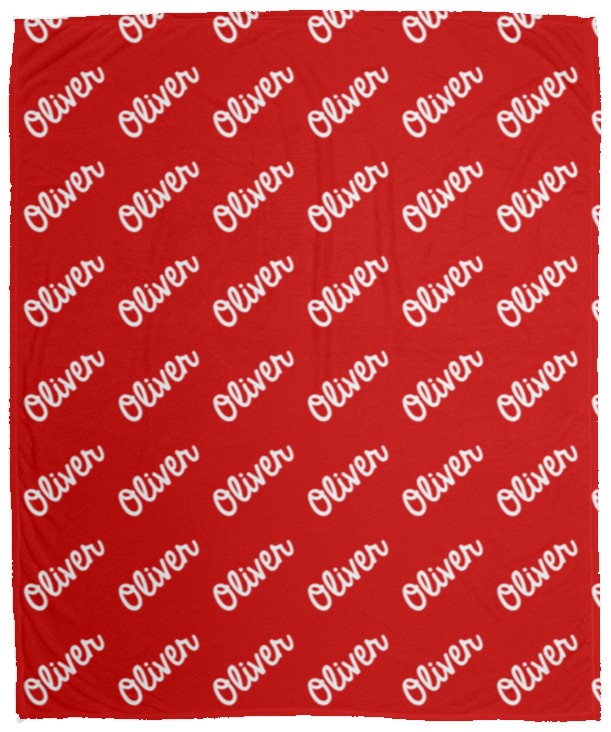 Personalized SnugglePlush™ Fleece Name Blanket - Classic Script