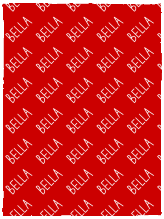 Personalized SnugglePlush™ Fleece Name Blanket - Handwritten Font