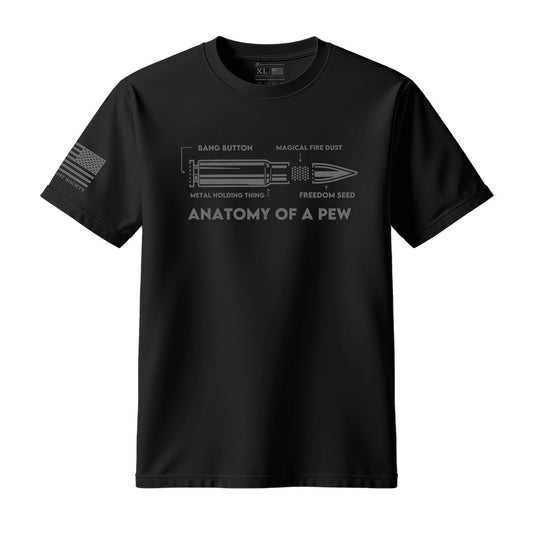 Anatomy Of A Pew T-Shirt - Hollow Point Society - T-Shirt