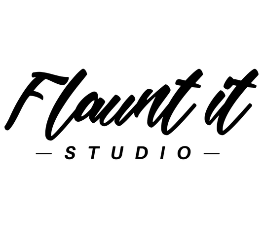 Custom Business Sign for Flaunt It Studio Name Sign - VividEditions