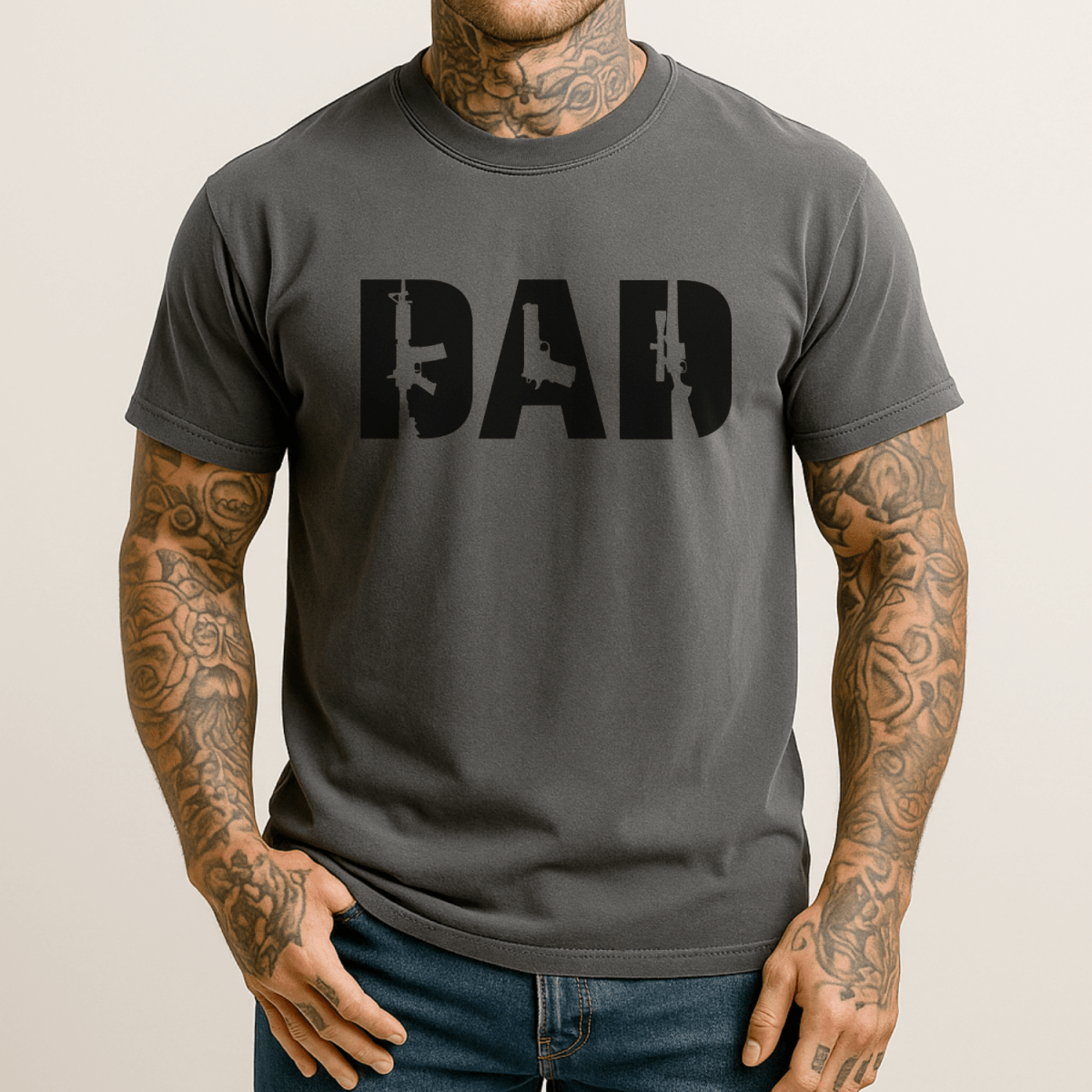 Dad 2A Men's Patriotic T Shirt T-Shirt
