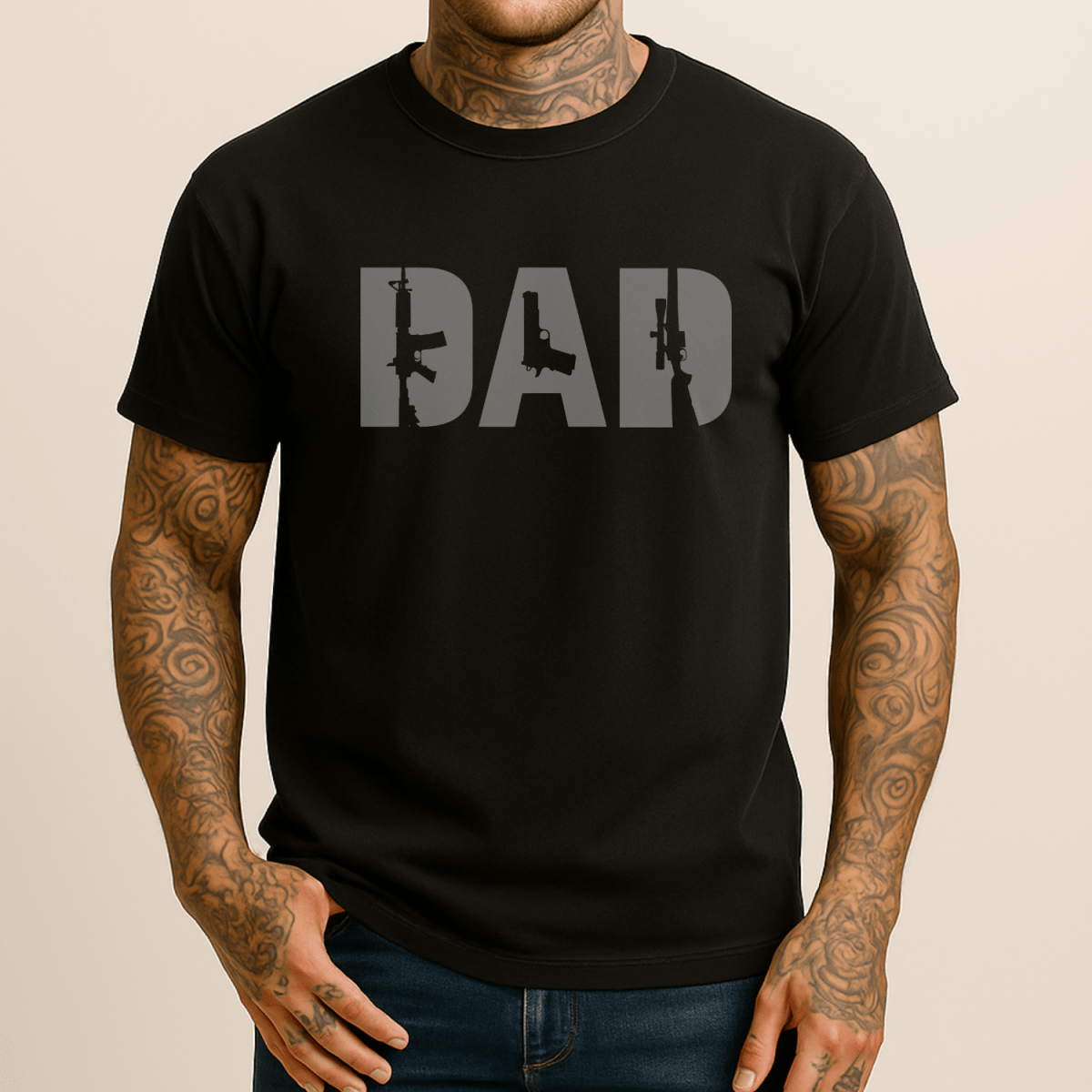 Dad 2A Men's Patriotic T Shirt T-Shirt