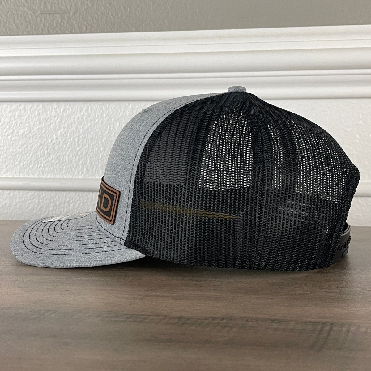 DAD Side Leather Patch Hat Patch Hat - VividEditions