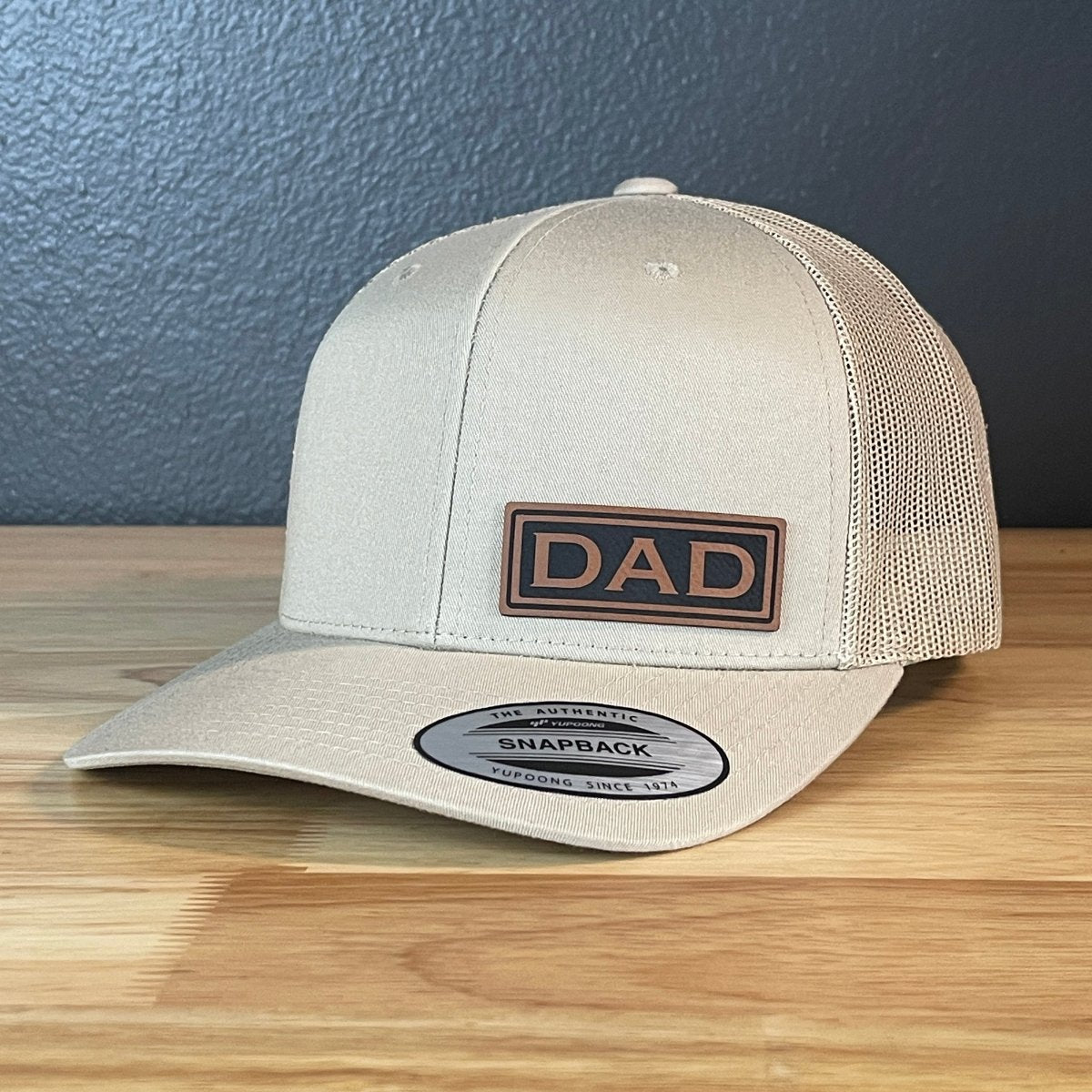 DAD SnapBack Side Leather Patch Hat Patch Hat
