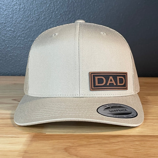 DAD SnapBack Side Leather Patch Hat Patch Hat