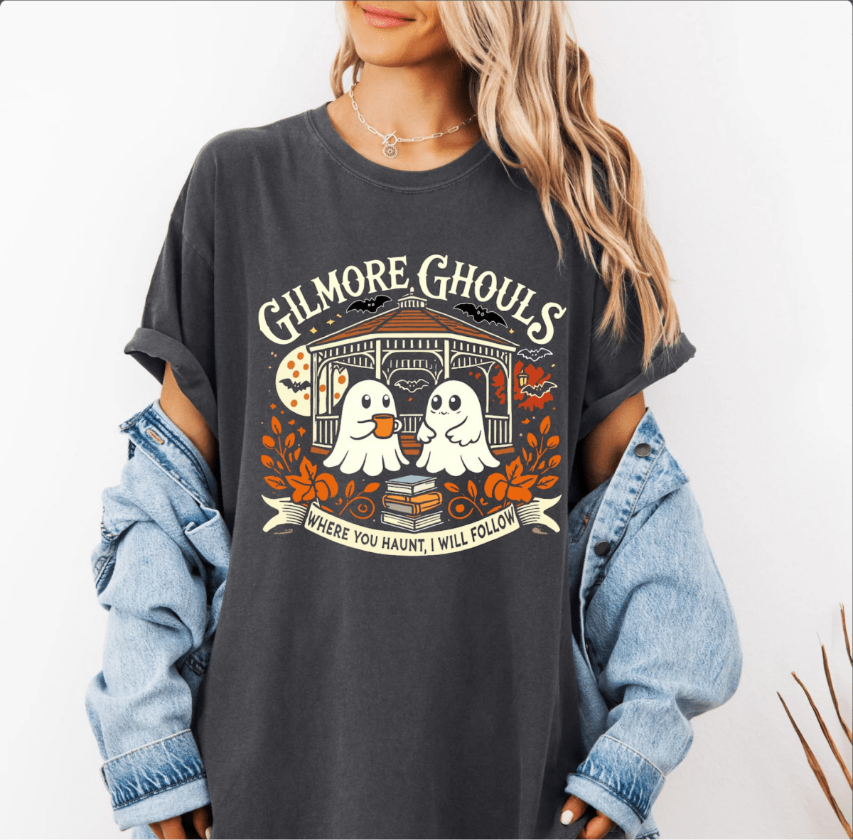Gilmore Ghouls Ghost Parody Funny Halloween T-Shirt T-Shirt