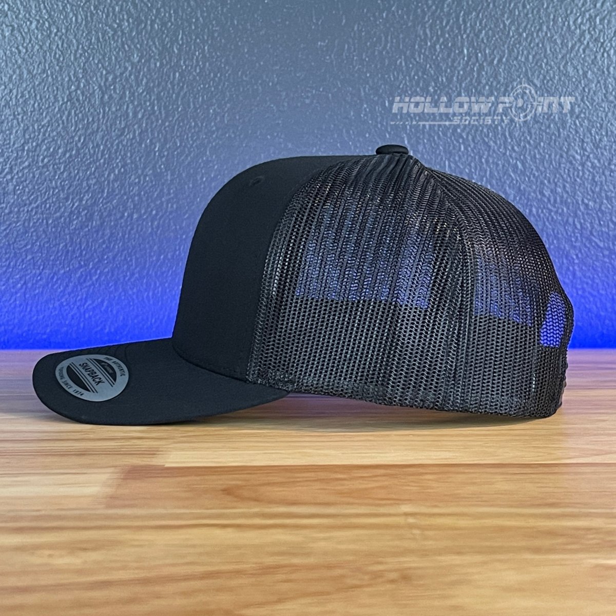 Grazed & Unfazed Trump 2024 SnapBack Trucker Rawhide Leather Patch Black Hat Patch Hat