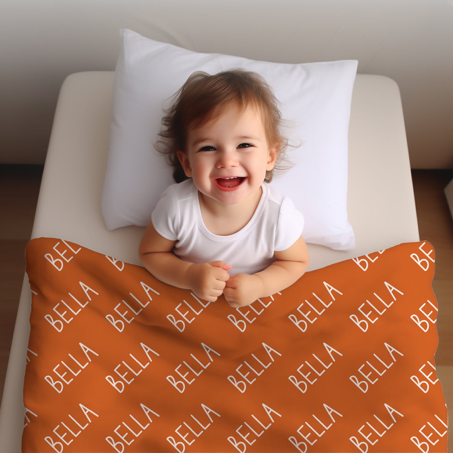 Personalized SnugglePlush™ Fleece Name Blanket - Handwritten Font