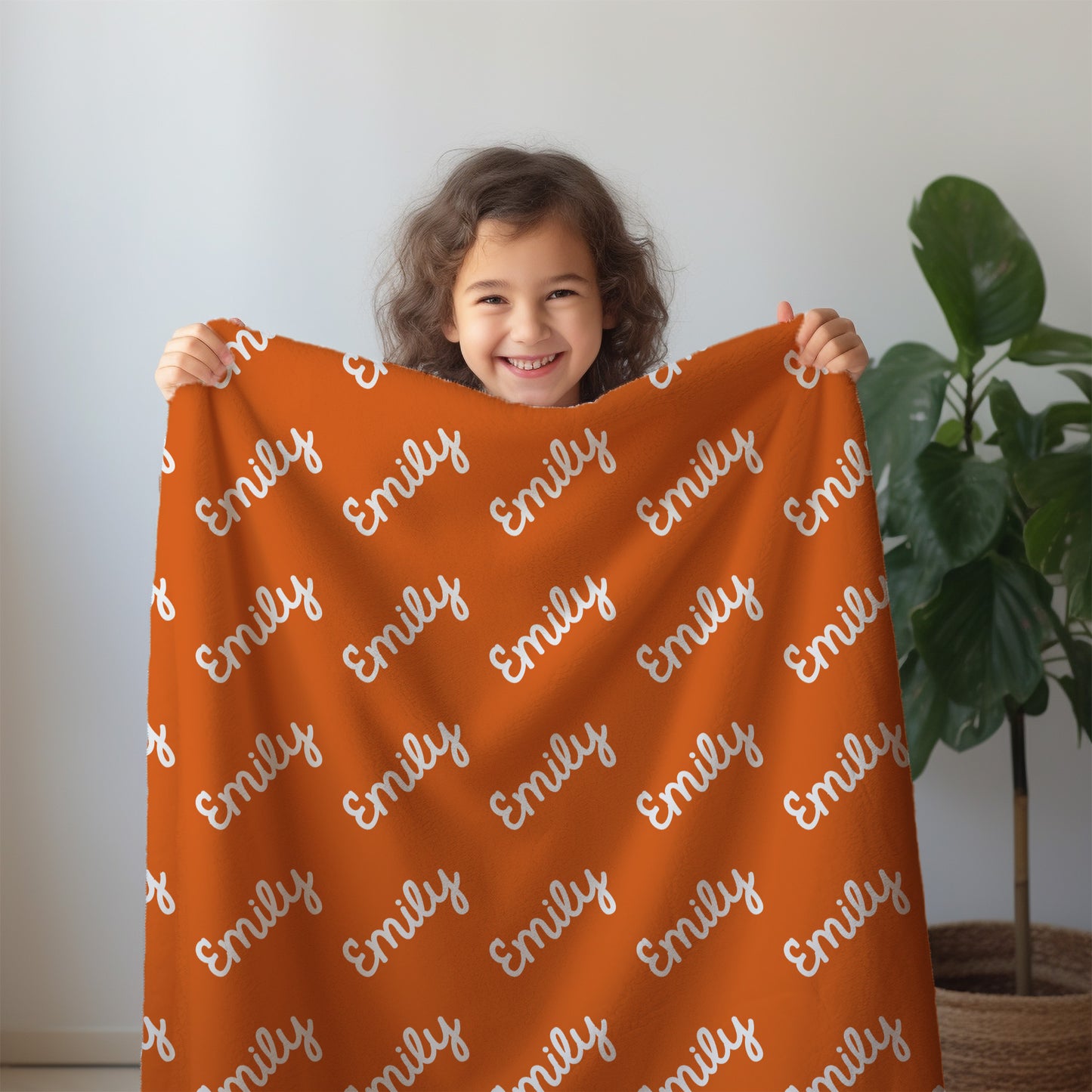 Personalized SnugglePlush™ Fleece Name Blanket - Classic Script
