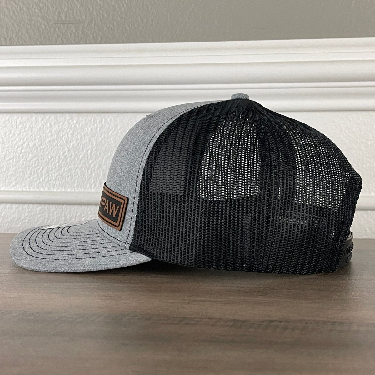 PAWPAW Side Leather Patch Hat Patch Hat - VividEditions