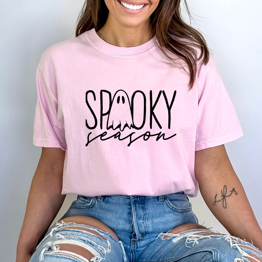 Spooky Season Ladies Halloween Shirt (4 colors) T-Shirt