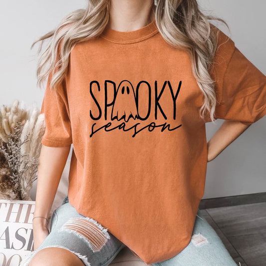 Spooky Season Ladies Halloween Shirt (4 colors) T-Shirt