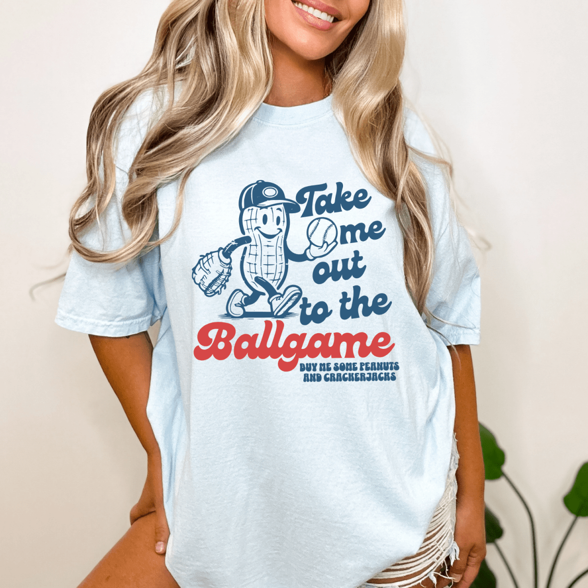 Take Me Out to the Ballgame Little League Baseball Mom Shirt T-Shirt