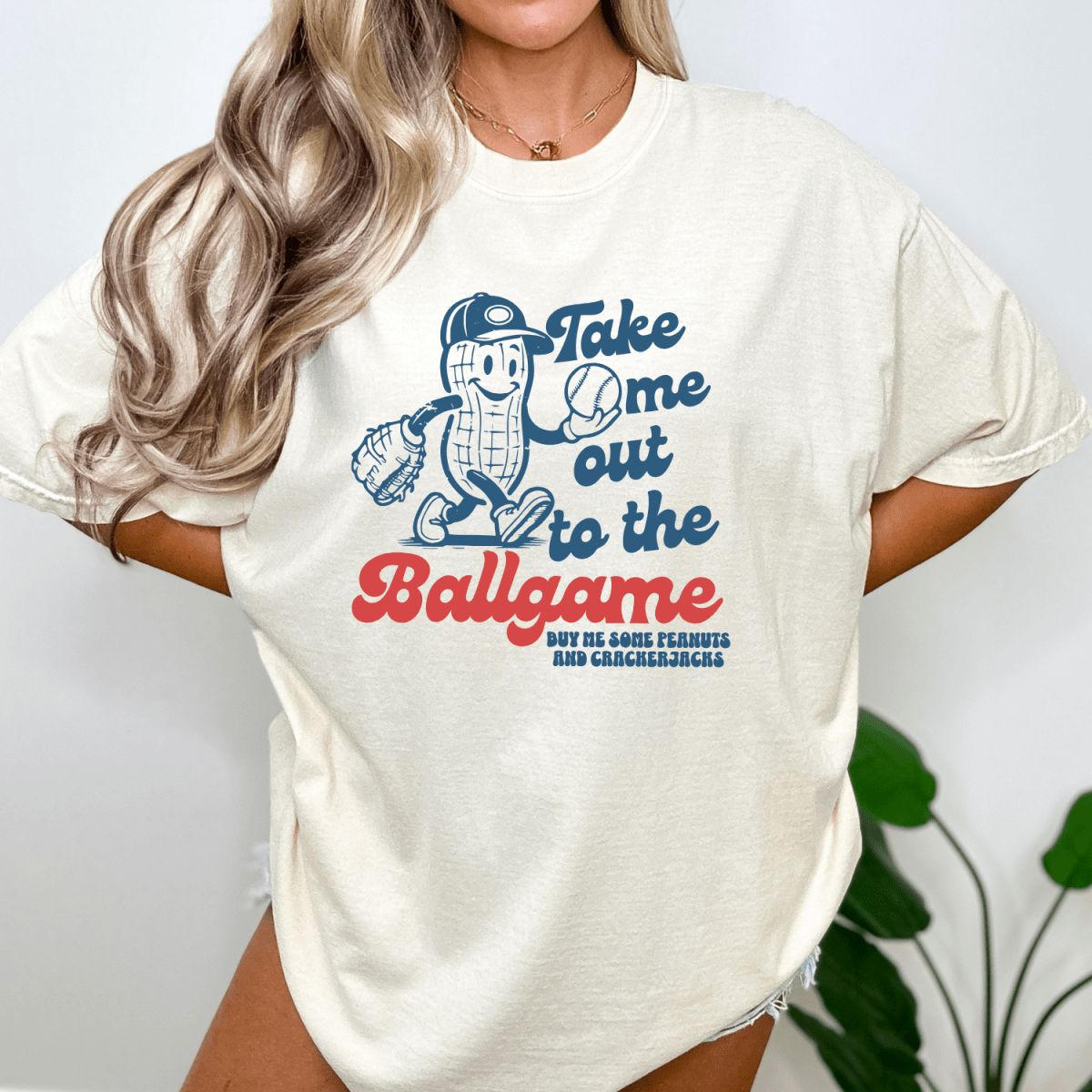 Take Me Out to the Ballgame Little League Baseball Mom Shirt T-Shirt