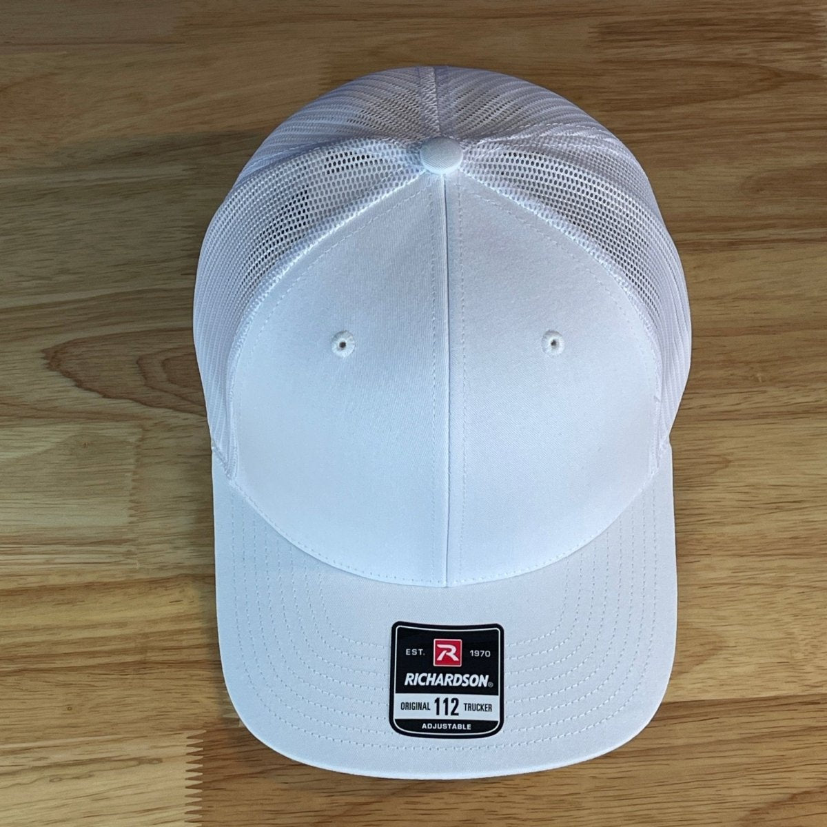 We The People Constitution American Flag Patriotic Leather Patch SnapBack Trucker Hat White Patch Hat