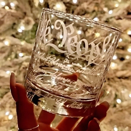 We The People Whiskey Glass Whiskey Glass - VividEditions