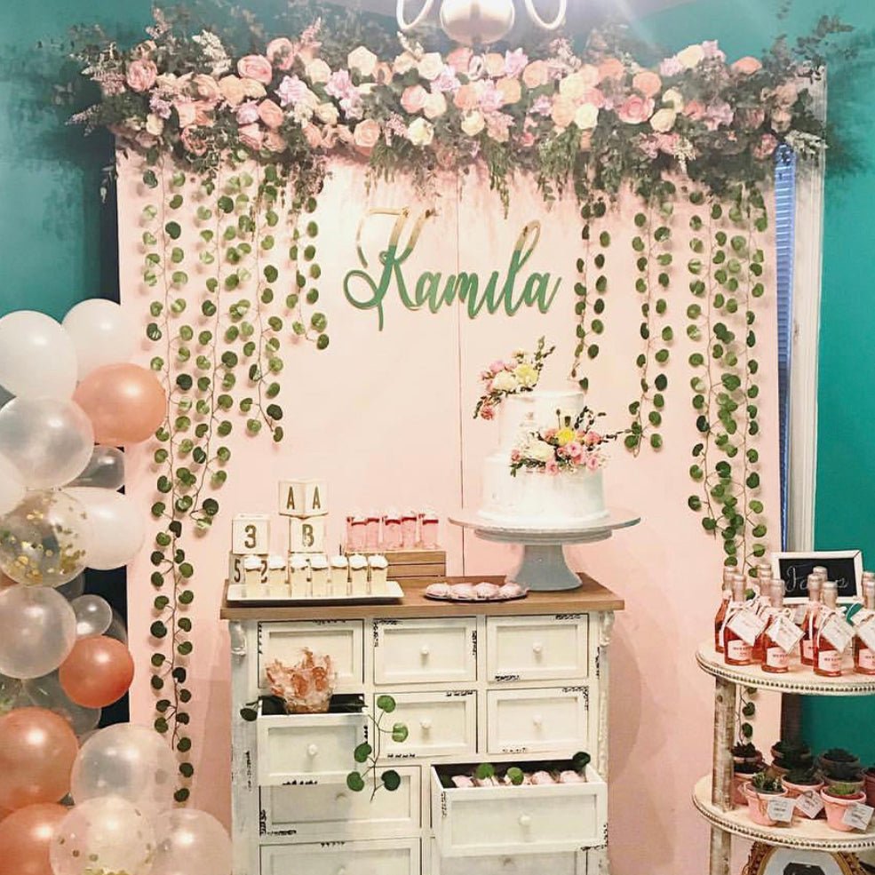 18” Small Personalized Name Sign, Acrylic Name Sign - VividEditions