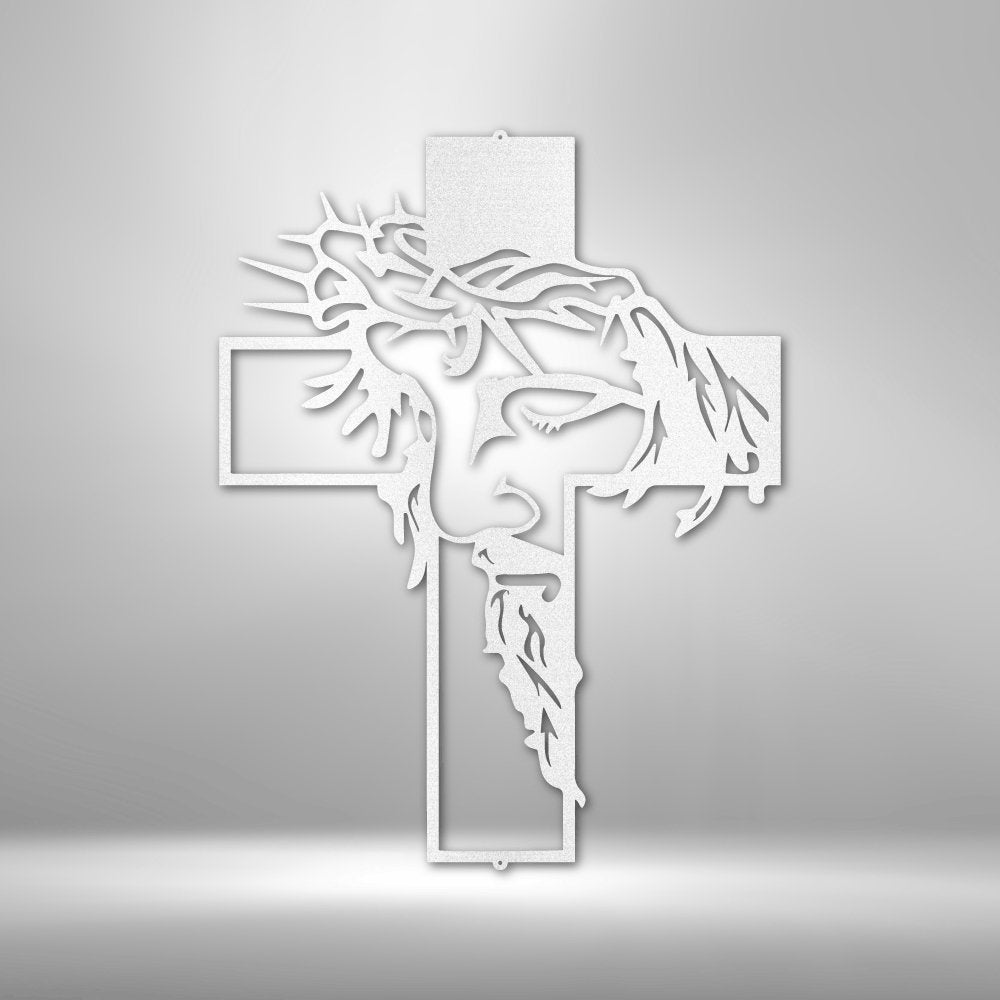 Faith Christ Cross - Metal Sign - VividEditions