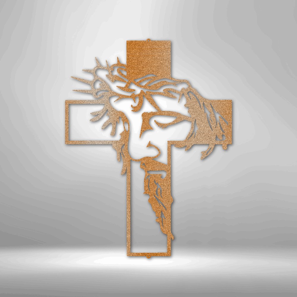 Faith Christ Cross - Metal Sign - VividEditions