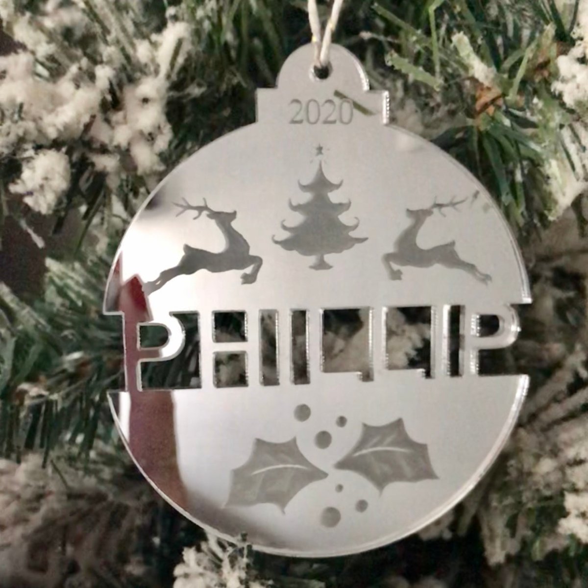 Custom Name - Personalized Acrylic Ornament