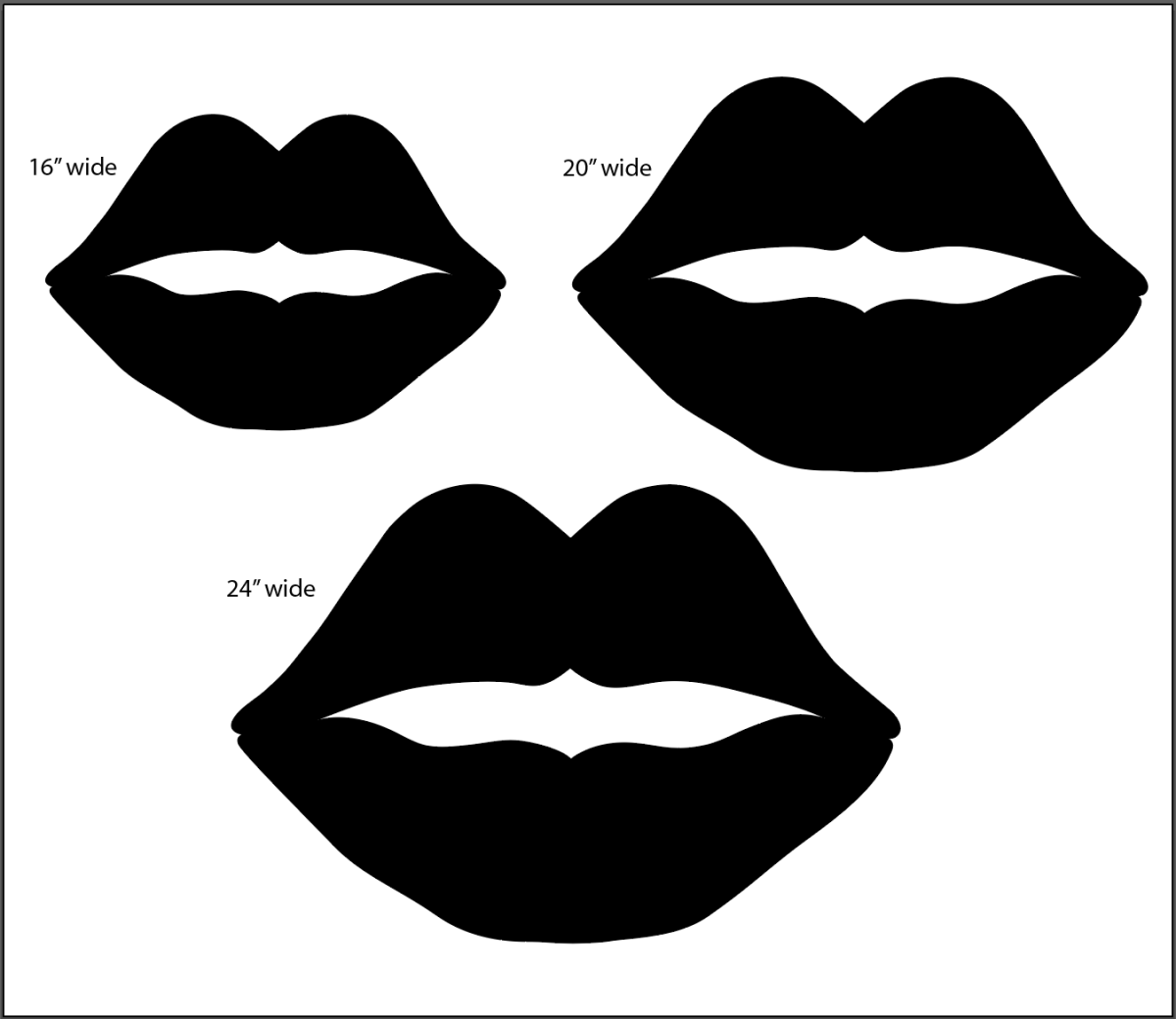 Rose Gold Mirror Lips - VividEditions