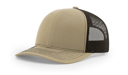 PAWPAW Side Leather Patch Hat Khaki/Brown