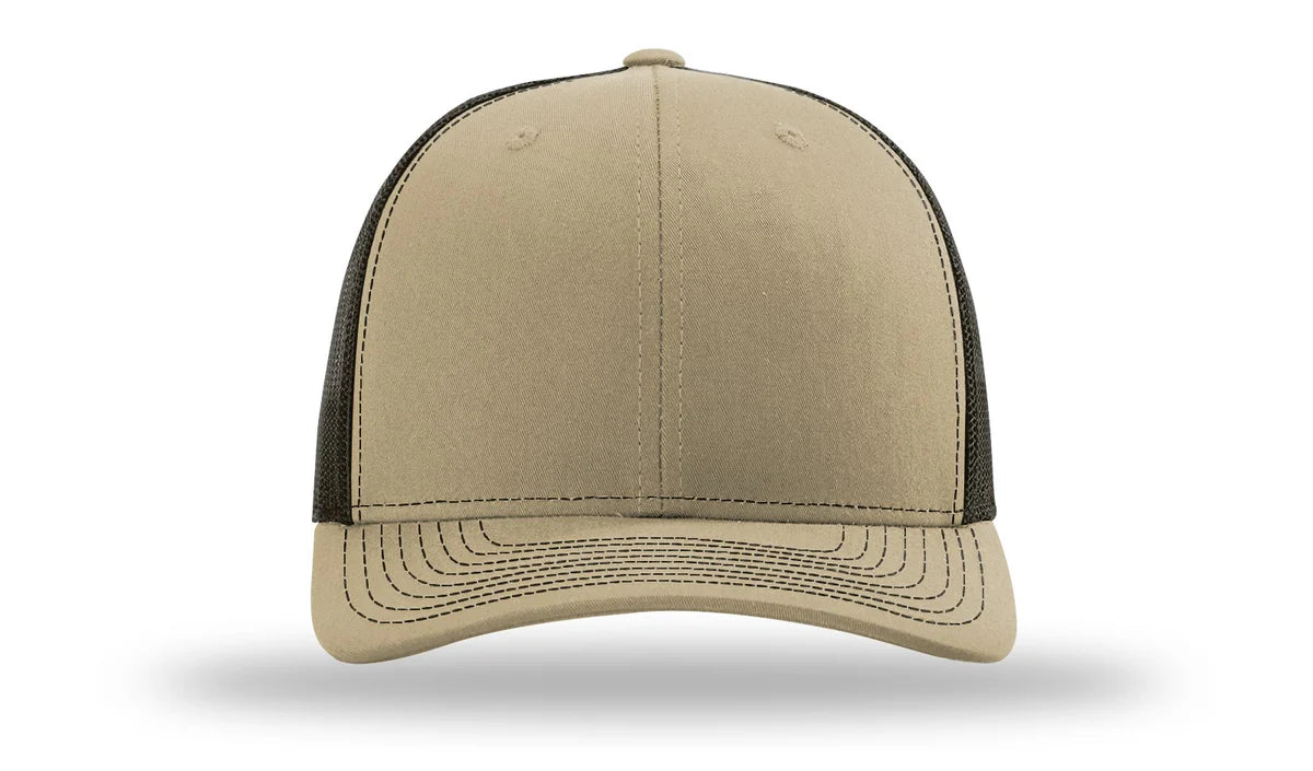 DAD American Flag Patriotic Side Leather Patch Hat Khaki/Brown