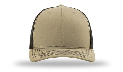 DAD American Flag Patriotic Side Leather Patch Hat Khaki/Brown