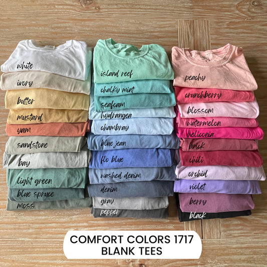 COMFORT COLORS 1717 TSHIRT BLANKS