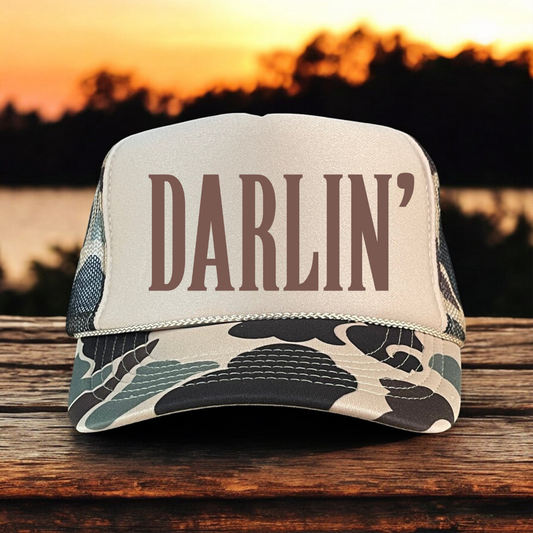DARLIN' Country Classic Foam Trucker Hat