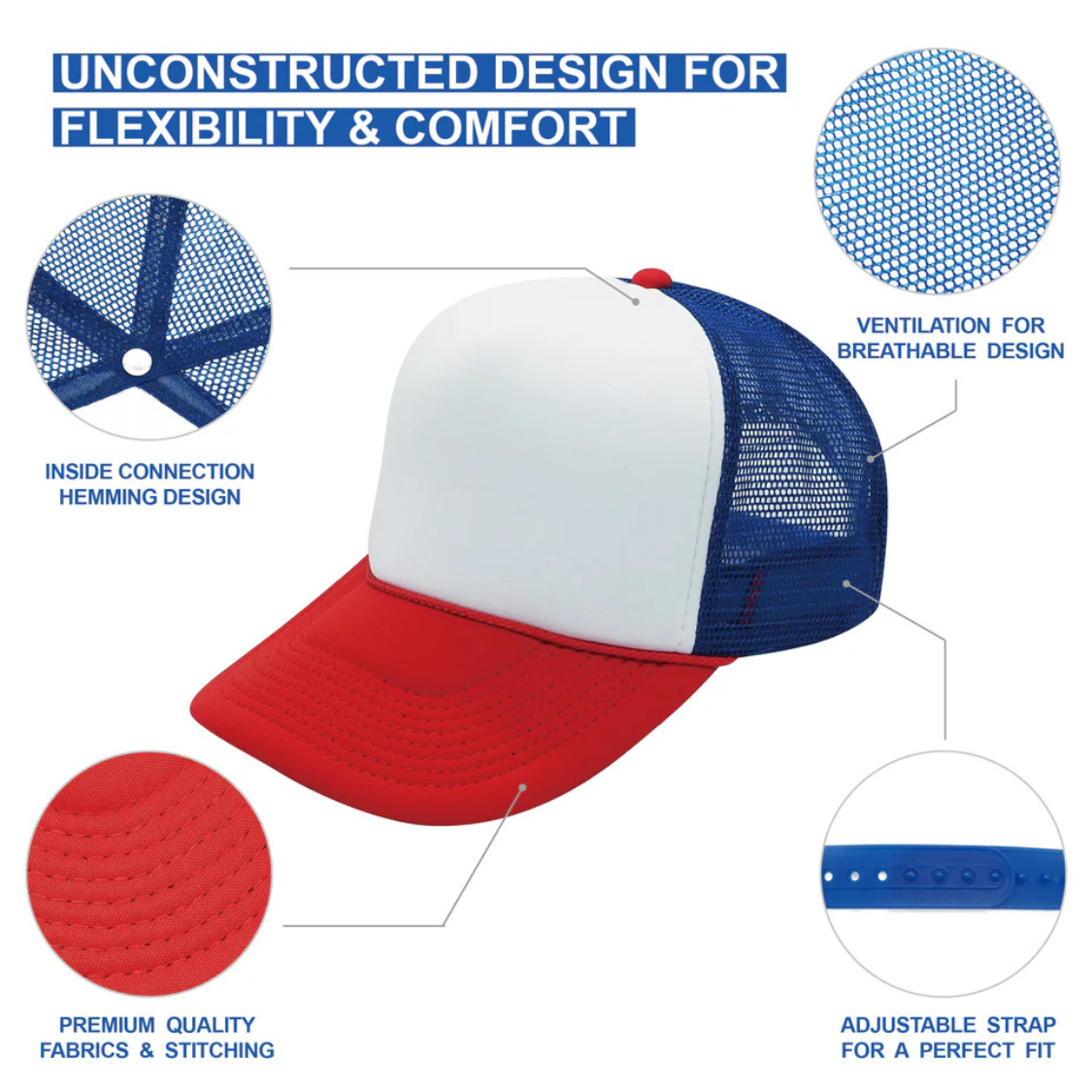Bad Day To Be A Hot Dog Funny Independence Day Summer Classic Foam Trucker Hat