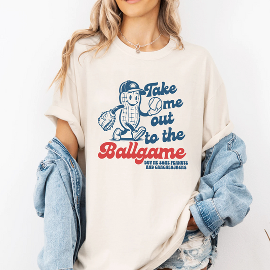 Take Me Out to the Ballgame Little League Baseball Mom Shirt