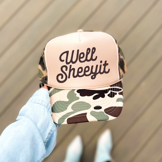 Well Sheeyit Sassy Southern Country Summer Classic Foam Trucker Hat