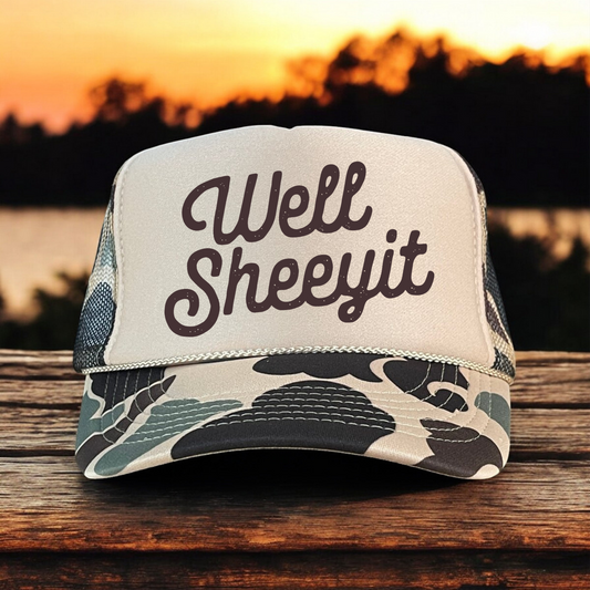 Morgan Wallen Country Music Outfit Camo Foam Trucker Hat