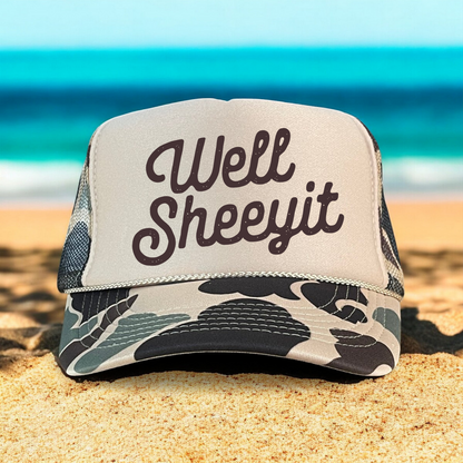 Well Sheeyit Sassy Southern Country Summer Classic Foam Trucker Hat