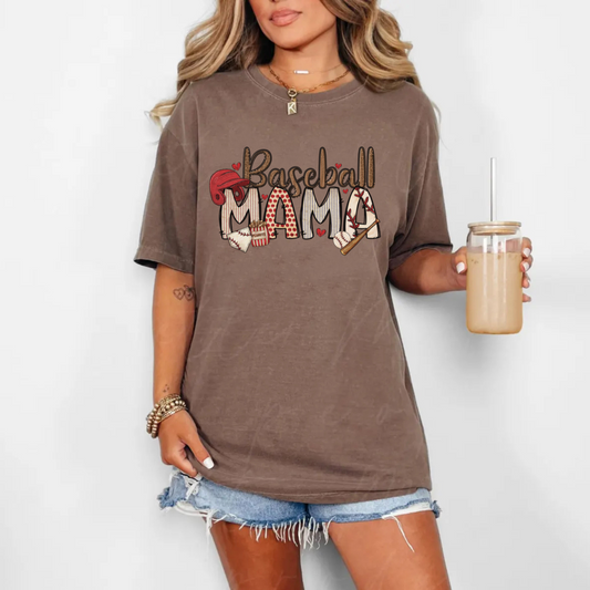 Baseball Mama T-Shirt – Cute & Stylish Game Day Tee