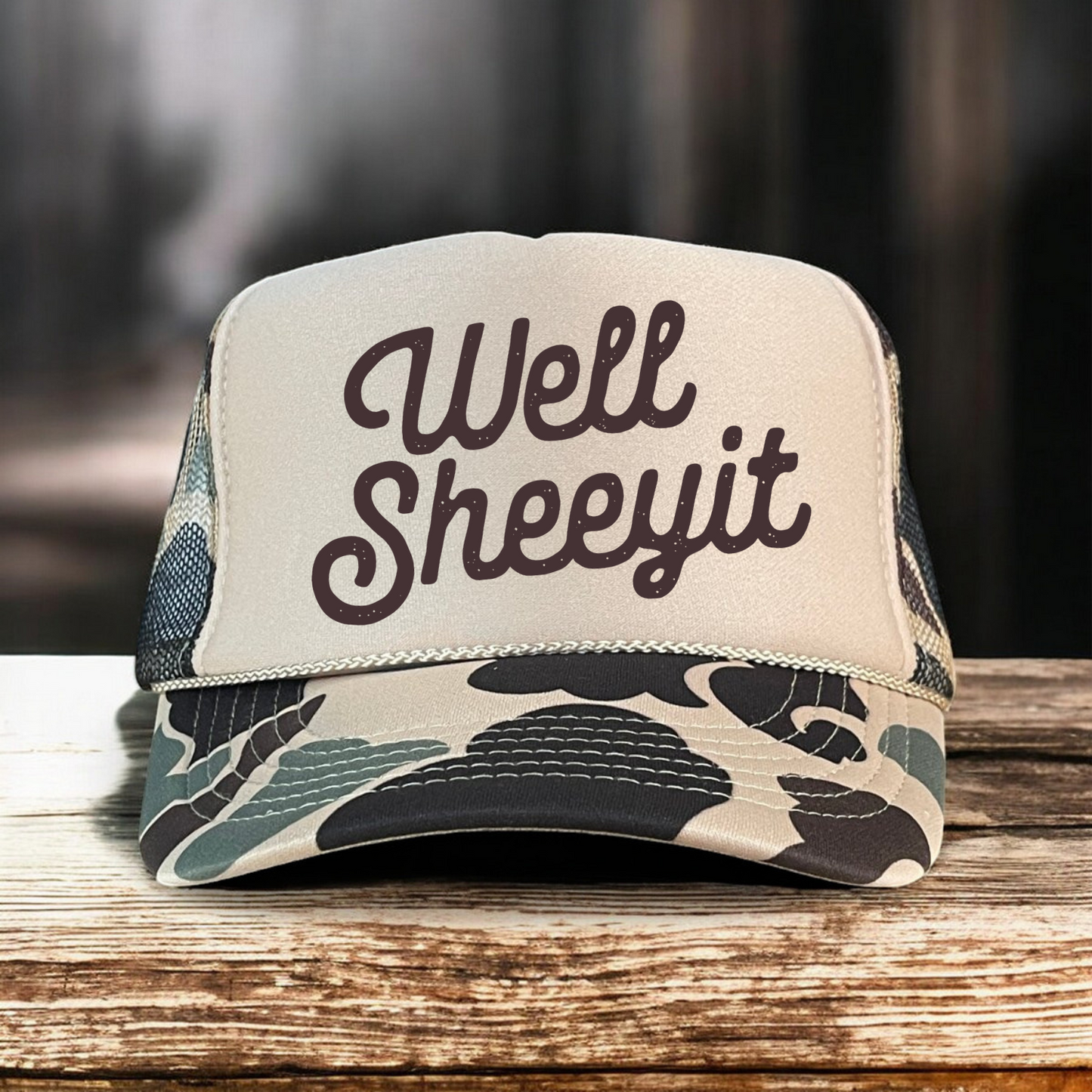 Well Sheeyit Sassy Southern Country Summer Classic Foam Trucker Hat